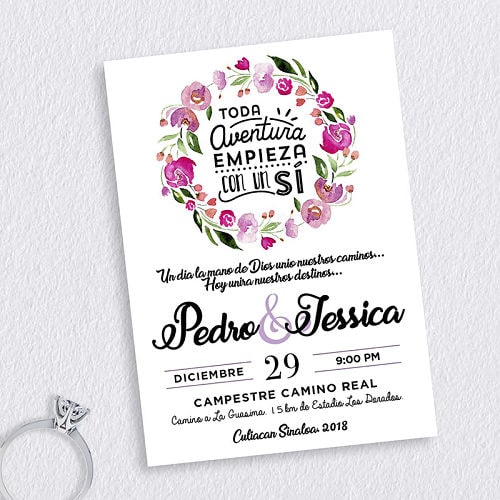  INVITACIONES DE BODA 